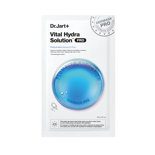 Зволожувальна маска для обличчя Dr.Jart+ Dermask Vital Hydra Solution Pro(26g)-Global-BB, фото 1